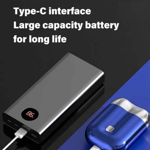 Razor, New Model Mini Dual-Head Electric Shaver, Pocket Shaver USB Mini Shavers 6