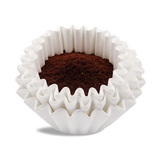 Coffee Filters 8-12 Cup, 7.875 inch x 3.25 inch, 100 Count Basket Coffee Filters, White Disposable 8 to 12 Cup Coffee Filter Paper