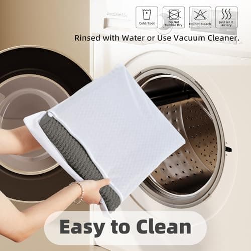 TYUU Bathroom Rugs Non Slip Washable, Super Absorbent Thin Bath Mat Small Quick Dry Low Pile Bathroom Rug, Dark Grey 16"x24" 6