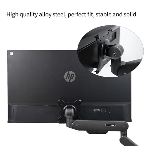 Monitor Arm/Mount VESA Bracket Adapter Compatible with HP M24h, M27h, 524sh 527sh VESA Adapter Bracket Arm, Desk Mount 100 * 100mm 75 * 75mm 5