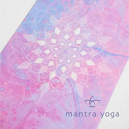 Mantra Yoga Travel PRO 1.5mm with Knee Pad & Bag - Foldable Fitness & Exercise Mat with Bag | Lightweight, Compact & Eco-Friendly | Non-Slip & Washable | For All Types of Yoga | 72" L x 24" W | 2.6 lbs 6
