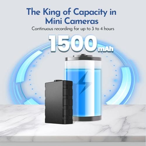 Braload Hidden Camera, Nanny Cam for Home | Free Cloud Indoor Security Camera, Works with/Without WiFi for Baby/Pet/Nanny Monitoring (deep Black) 5