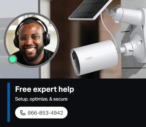 Tapo SolarCam 1080p Outdoor Wireless Security Camera - Battery Power with Solar, Person Detection, Subscription-Free Local Storage or Optional Cloud, Works with Alexa & Google Assistant, C402 KIT 9