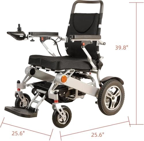 Electric Wheelchair for Adults,Foldable Power Wheelchair for Adults Seniors,15 Miles Long Travel Range, All Terrain Motorized Wheelchair for Seniors 5