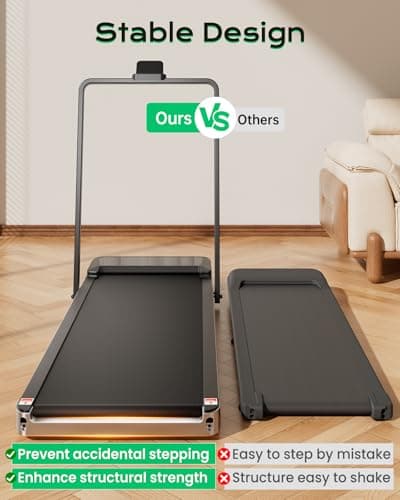 TREAFLOW Walking Pad,Treadmill with Incline for Home Office, 2.5HP Portable Under Desk Treadmill with 265 Lbs Capacity,Remote Control, Led Display 7