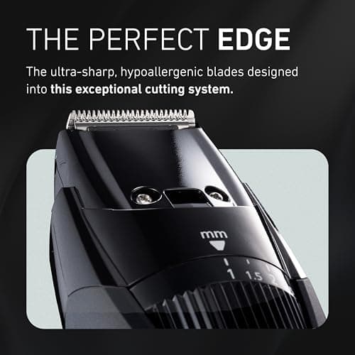 Panasonic Cordless Beard Trimmer for Men with Precision Dial, 19 Adjustable Length Settings, Rechargeable Battery, Washable - ER-GB42-K (Black) 8