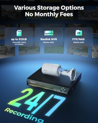 REOLINK CX810 ColorX PoE Camera, 4K UHD, True Color Night Vision, F1.0 Super Aperture, 1/1.8'' Image Sensor, HDR Technology, Person/Animal Detection, Spotlight & Siren Alarm, 2-Way Talk 8