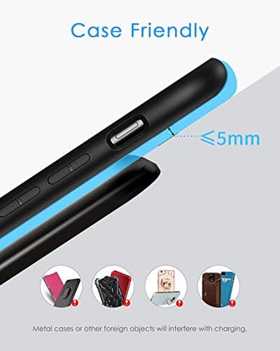 NANAMI Fast Wireless Charger, Qi Certified Wireless Charging Stand with PD20W Adapter USB Charger for iPhone 17/17 Air/17 Pro/17 Pro Max/16/15/14/13,10W for Samsung Galaxy S25/S24/S23/S22/S21/Note 20 6