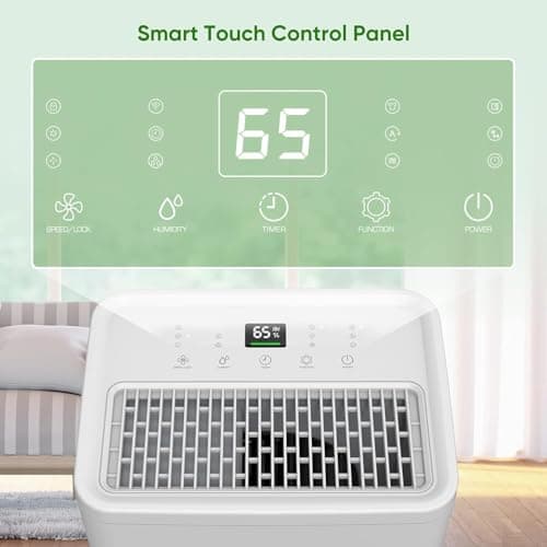 Dehumidifier, Dehumidifier for Basement with Drain Hose Max 70 Pints, Dehumidifiers for Home up to 4,500 Sq. Ft, Ideal for Bedroom, Bathroom & Large Rooms, Humidity Control, Dry Clothes, 24HR Timer 4