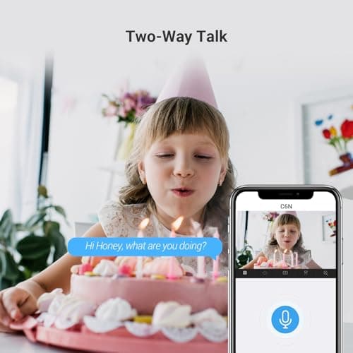 EZVIZ C6N 3MP Indoor WiFi Pan & Tilt Camera, Motion Detection with H.265 Video Technology, Smart Tracking, Smart Night Vision, Two-Way Talk - White 5