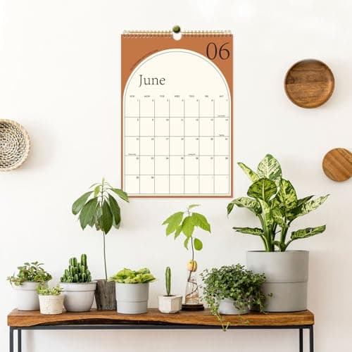Aesthetic 2024-2025 Wall Calendar - Runs From Now to June 2025, The Perfect Monthly Modern Hanging Calendar, Thick Paper, Perfect for Monthly Organizing & Planning, 10"×14.7" 6