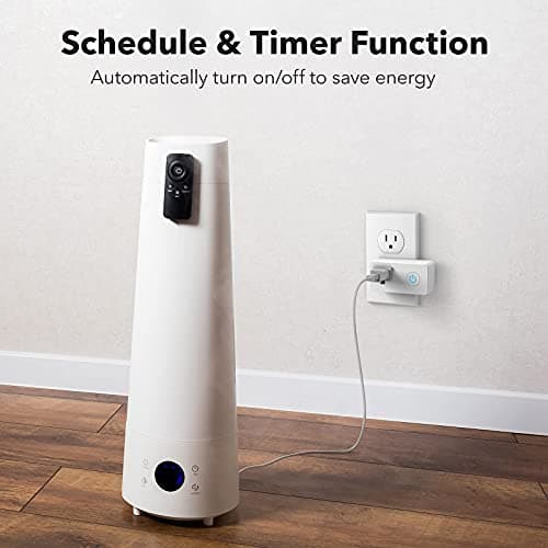 BN-LINK WiFi Heavy Duty Smart Plug Outlet, No Hub Required with Timer Function, White, Compatible with Alexa and Google Assistant, 2.4 Ghz Network Only (4 Pack) 5