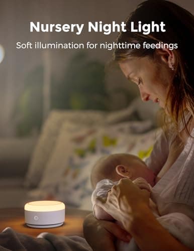 Momcozy Sound Machine for Baby-20 Soothing Sounds & Touch Warm Light Portable White Noise for Kids & Adults for Sleeping Timer and Memory | Ideal Travel Companion & Nursery Must-Have 8
