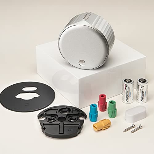 August Home, Silver Wi-Fi Connected Smart Keyless Entry Door Lock, Electronic Door Lock Fits Your Existing Deadbolt in Minutes, ‎ ‎AUG-SL05-M01-S01 10