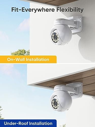 SANNCE 4K 8MP PoE IP Dome Camera with Microphone/Audio, IP Security Camera Outdoor Night Vision 100ft Waterproof IP66 Indoor Wide Angle 2.8mm 24/7 Recording Add-on Camera 5