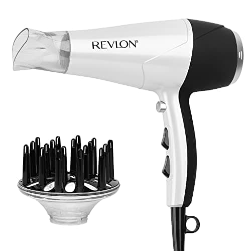 REVLON Infrared Hair Dryer | 1875 Watts of Lift, Body, and Volume (White)