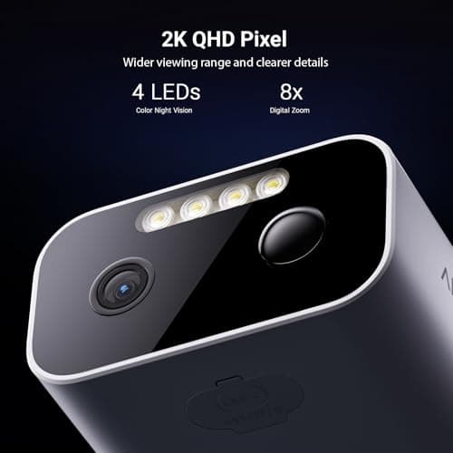 ANSQUE Solar Security Cameras Wireless Outdoor, 4-Cam-Kit, 2K Home Security Camera System, 365-Day Battery Life, No Subscription Fee, Easy to Install, Color Night Vision, Local Storage 6