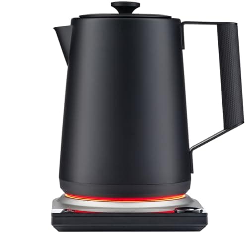 SAKI Luna Electric Kettle Pro, Temperature Control with 7 Presets, 60min Temperature Hold 1.75L Electric Tea Kettle, 304 Stainless Steel Kettle, Auto-Off & Boil-Dry Protection, BPA Free