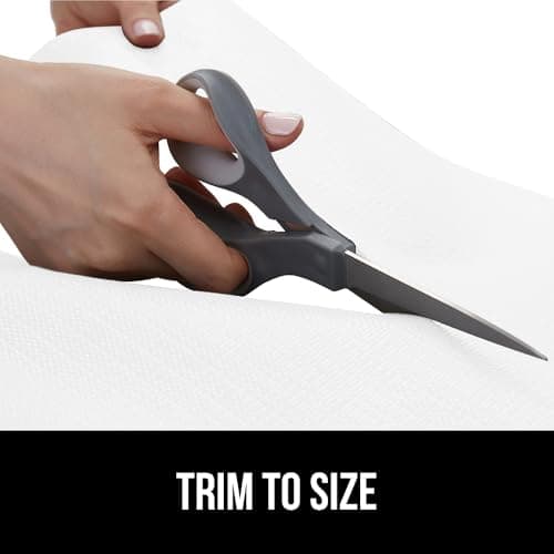 GORILLA GRIP DripGuard Shelf Liner, Non-Adhesive Drawer and Kitchen Cabinet Protector, Strong Grip Slip Resistant Underside, Smooth Surface Liners for Cabinets, Bathrooms, Closets, 12x120 Inch, White 8