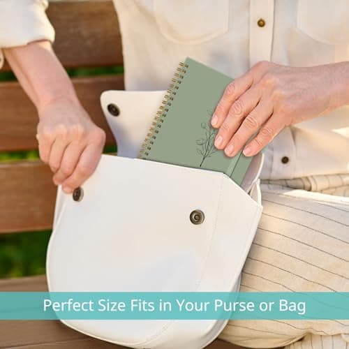 Undated Weekly Planner, Weekly To Do List Notebook with Goal & Habit Tracker Organizer, A5 Weekly Planner Notebook with Spiral Binding, 6.1" x 8.2" - Green 7