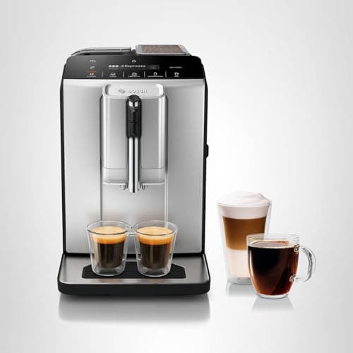 Bosch 300 Series Fully Automatic Espresso and Coffee Machine – One Touch Milk Drinks, Built-In Ceramic Grinder, In-Cup Frother, Easy Clean and Descale, Silver TIU20307 12