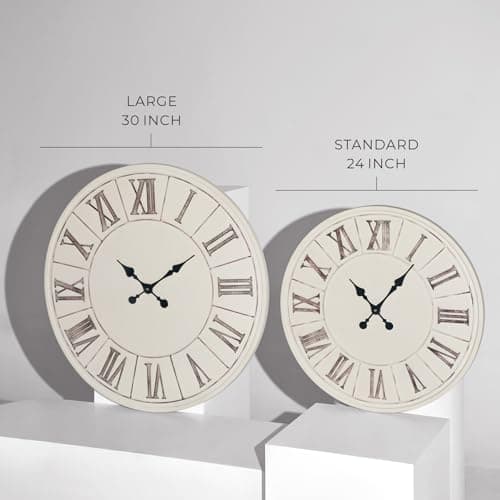 PILIHOME Metal Wall Clock 8
