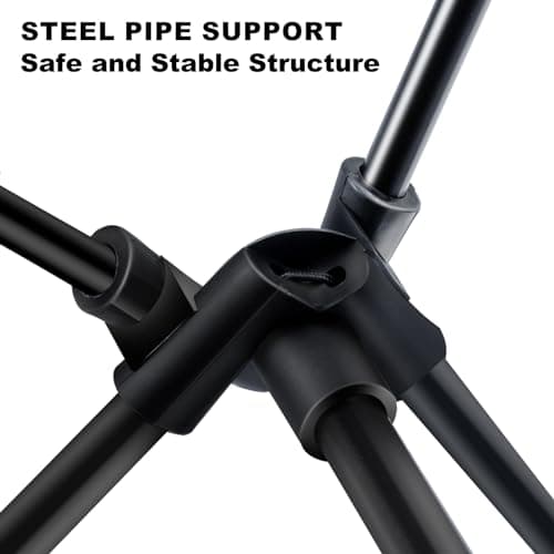 Doseno Backpacking Chair, Camping Chairs for Adults, Foldable Portable Chair for Outside Camp Sports Beach Travel Hiking 6