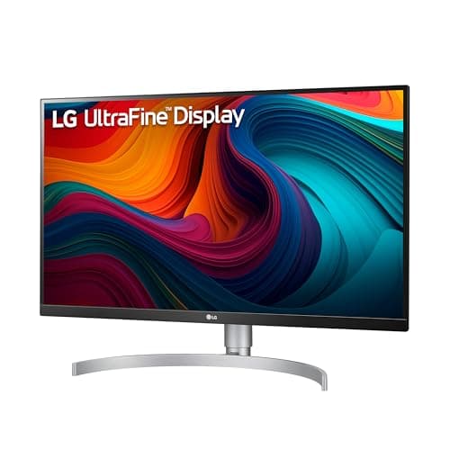 LG 27UN850-W Ultrafine Computer Monitor 27-Inch UHD 4K UHD 2160p IPS with VESA DisplayHDR 400 AMD FreeSync and USB-C - White/Silver 7