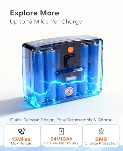 37lbs Lightweight Foldable Electric Wheelchair, Portable Motorized Power Chair for Adults & Seniors, 220lbs Heavy Duty, Brushless Dual Motors, Travel-Friendly Folding with Removable Lithium Battery 6