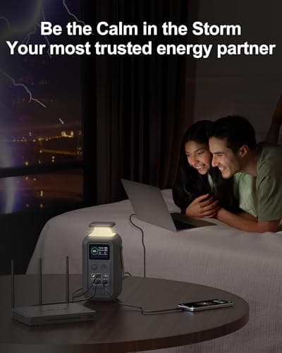 AsperX Portable Power Station (60,000mAh), Dual 140W Fast Charging (Total 200W), LiFePO4 Battery, 192Wh Power Bank Station, Home Backup for Travel, Camping, Home, Emergency (Gray) 7