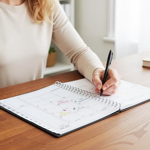 M&G 2026 Planner, Weekly and Monthly Planner Calendar, Jan 2026-Feb 2027 Agenda Book With Monthly Tabs for School Work Home Supplies, A4 8.5" x 11" 6