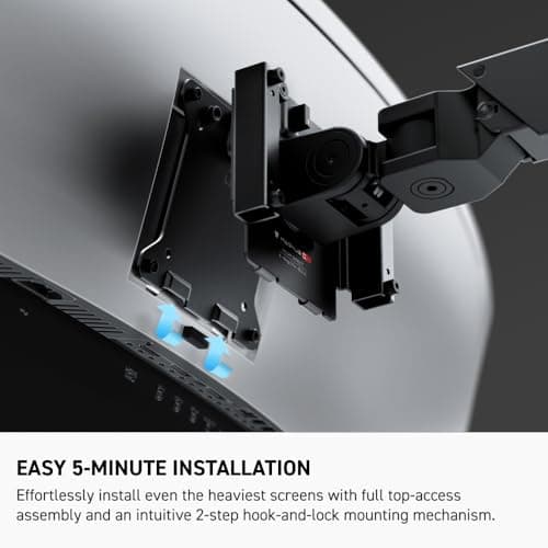 Secretlab Magnus Monitor Arm (Heavy Duty Edition) - Designed for Ultrawide Monitors - Up to 57 inches, 18 to 35lbs - Includes Heavy-Duty tilt Pivot 5