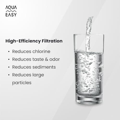 AquaEasy Go Stainless Steel 50 Cup Water Filter Dispenser, Extra Large Capacity, Powerful Fast 99% Filtration, Lasts 250 Gallons or 6 Months. Compact Water Filter Dispenser (Glossy) 7