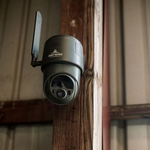 TACTACAM – Defend 360 Cellular Security Camera, 4K Photos, 1080p Video, Solar + Rechargeable Battery, 360° Pan/Tilt/Zoom, LTE Cellular, Motion Alerts, Weather Resistant 6