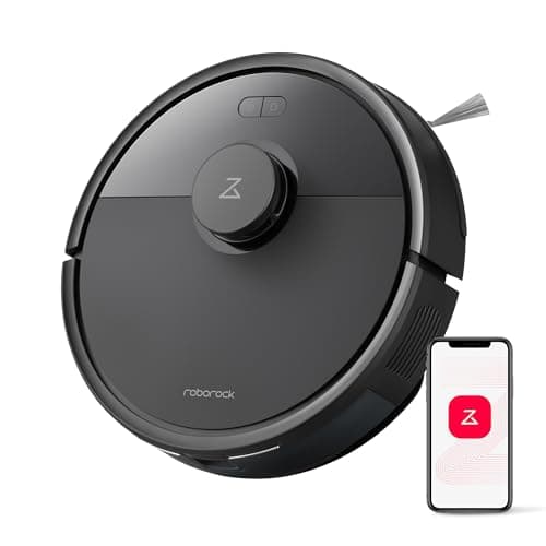 roborock Q7 L5 Robot Vacuum and Mop Combo, 8,000Pa Suction, Upgraded from Q5 Pro, Dual Anti-Tangle System, LiDAR Navigation, Multi-Level Mapping, Self-Charging Robotic Vacuum Cleaner, Black