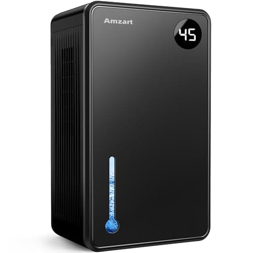 4900 Sq.Ft Dehumidifier, KeepGlad Dehumidifier Max 95 Pint/D, Dehumidifiers for Home with Drain Hose, Smart Compressor with Intelligent Humidistat, Three Modes, for Basement, Bedroom, Bathroom,Black