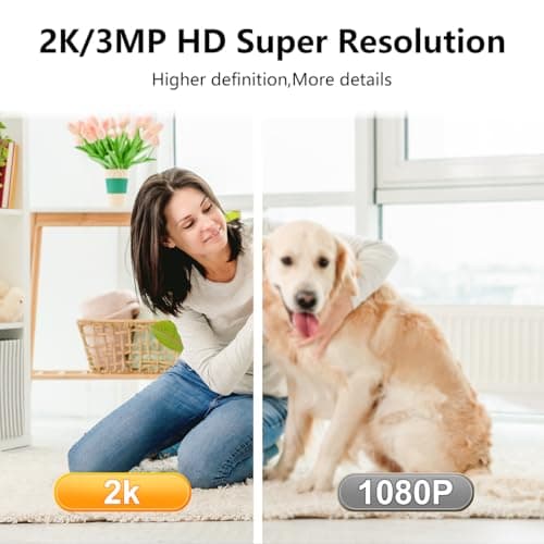 2K Pet Camera Indoor, 5G/ 2.4G Indoor Cameras for Home Security, Baby/Dog/Pet/Elder Camera with Phone App, Night Vision, Auto Tracking, Human/Pet Detection, Cloud&SD Storage 7