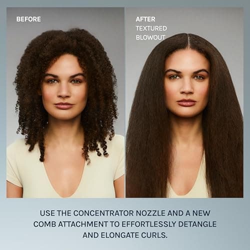 Bio Ionic 10X Ultralight Speed Hair Dryer, Blow Dryer with Adjustable Heat & Speed, Memory Function, Professional Hair Styling Tool for Fast, Frizz-Free Hairstyles, Black 7