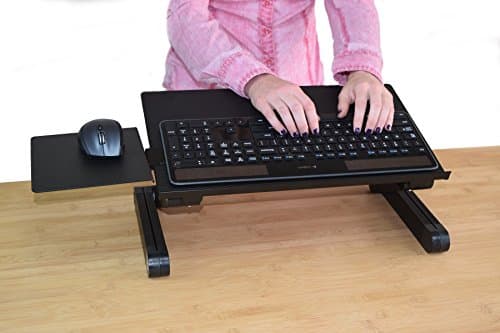 Uncaged Ergonomics WorkEZ Adjustable Computer Keyboard Stand for Desk, Keyboard & Mouse Riser, Ergonomic Portable Stand for Desktop, Computer Keypad Riser for Desk 8