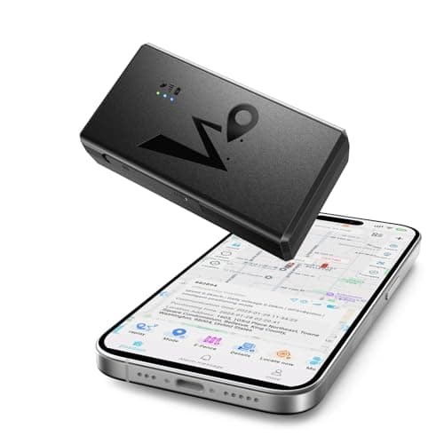 4G LTE GPS Tracker for Vehicles & Cars 90-Day Battery Life, Real-Time Tracking & Geo-Fencing Alerts, USA/Canada Coverage Multi Alerts with Tracker Design (Subscription Required)