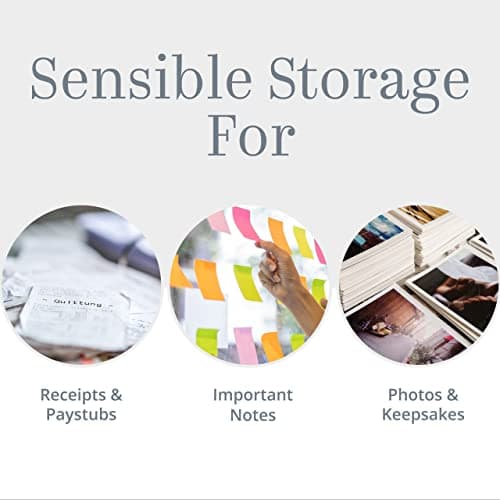 Snap-N-Store Index Card Holder Storage Box - Collapsible Organizer Box fits 1100 Flash Cards - Business, Recipe, or Note Card - 3 x 5, 1 Pack, Black 8