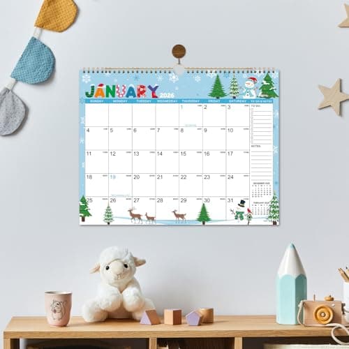 2026 Calendar - 2026 Wall Calendar, January 2026 - December 2026, 14.8" x 11.6", 2026 Calendar Planner with Twin-Wire Binding, Hanging Hook - 12 Different Themes 9