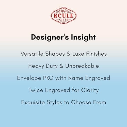 Customized Stainless Steel Luggage Tags: Personalize Your Suitcases, Backpacks, and Bags with Your Text (Rose Gold) 7