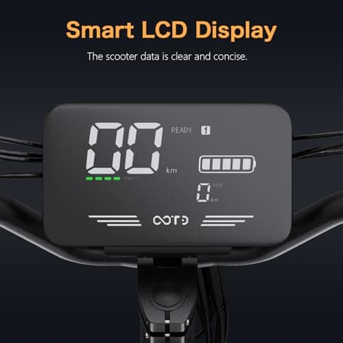 T10 Adult Electric Offroad Commuter Scooter - 30 MPH Fastest, 900W, 30-Mile Long Range, 11" Off-Road Tires, 48V 13.5Ah Battery 8