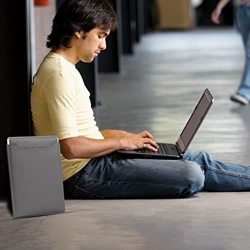 Compatible with Apple 14/13.3 inch Laptop Sleeve, Padded Case, Portable, Compatible with 2022 Pro/2015 Pro/Air (Dark Gray) 7