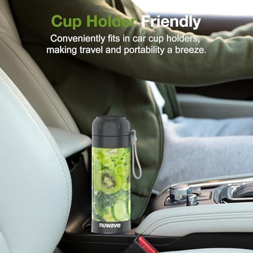 Nuwave Portable Blender for Smoothies and Shakes, 2025 New & Improved, 16 OZ On-The-Go Small Juice MIni with 6 Blades, Rechargeable, BPA-Free, Leak-Proof Lid, for Gym, Kitchen, Office 9