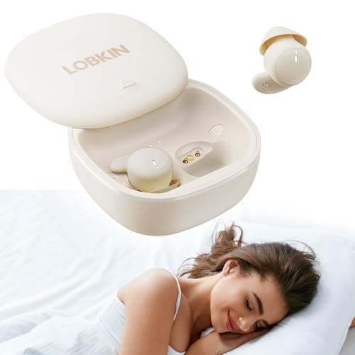 LOBKIN Sleep Headphones,Noise Blocking Sleeping Headphones Wireless Bluetooth 5.4 Noise Blocking Sleep Earbuds for Side Sleepers