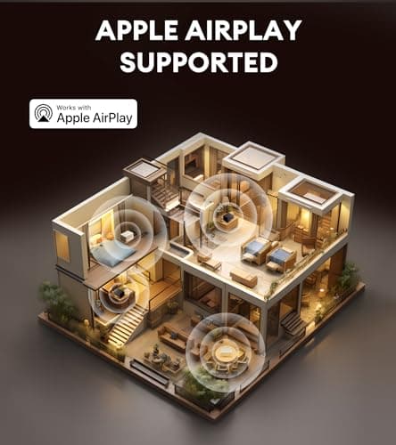 Edifier D32 Tabletop Wireless Speaker, Hi-Res Audio, LDAC, ALAC, 60W (RMS), 2.1 Acoustic Architecture, 11h Playtime, APP Control, Bluetooth 5.3, AirPlay2, USB-C and AUX Inputs, Brown 5