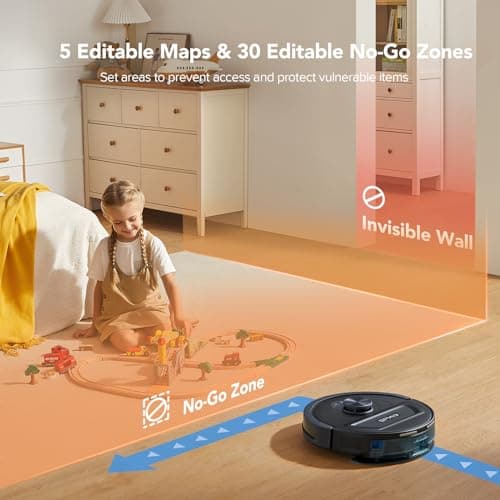 BPMIO Smart Robot Vacuum and Mop Combo, 5500Pa Suction Power, LiDAR Mapping, Alexa & App Control, 120-Minute Runtime, Ideal for Pet Hair, Carpets, and Hard Floors (B20-3) 5