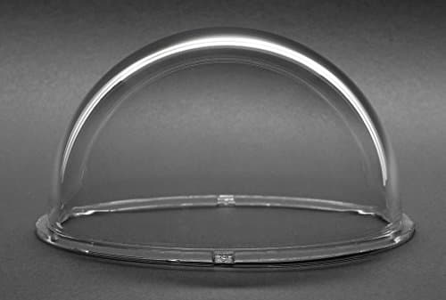 JMX 3.1 Inch Acrylic Indoor/Outdoor CCTV Clear Camera Dome Cover Security Camera Housing